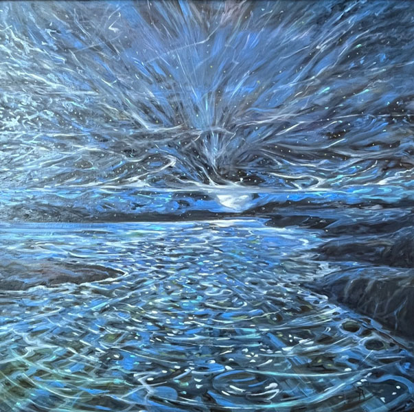 Starry Night - Oil - Susan Routledge, Painter